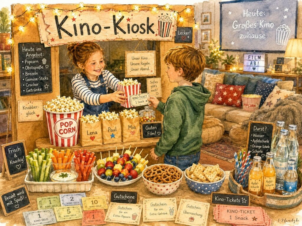 Kino Kiosk im Wohnzimmer