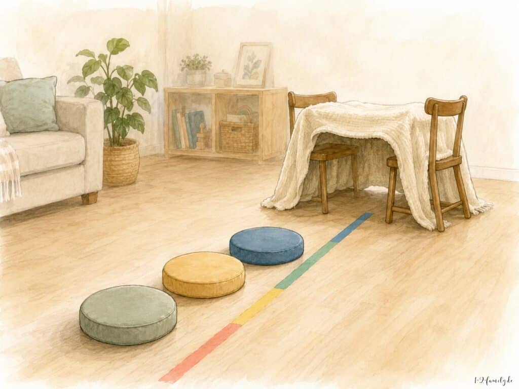 Parcours bei wenig Platz im Haus