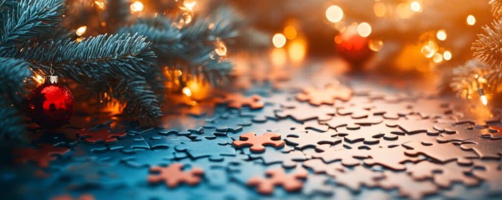 Puzzle zu Weihnachten