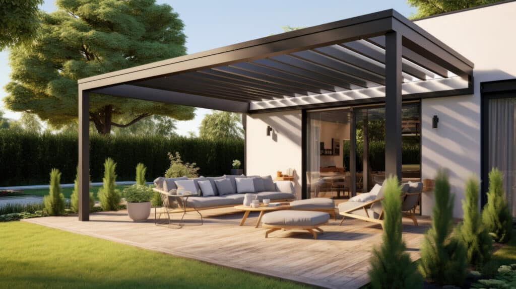 Terrasse als zusätzlichen Wohnraum