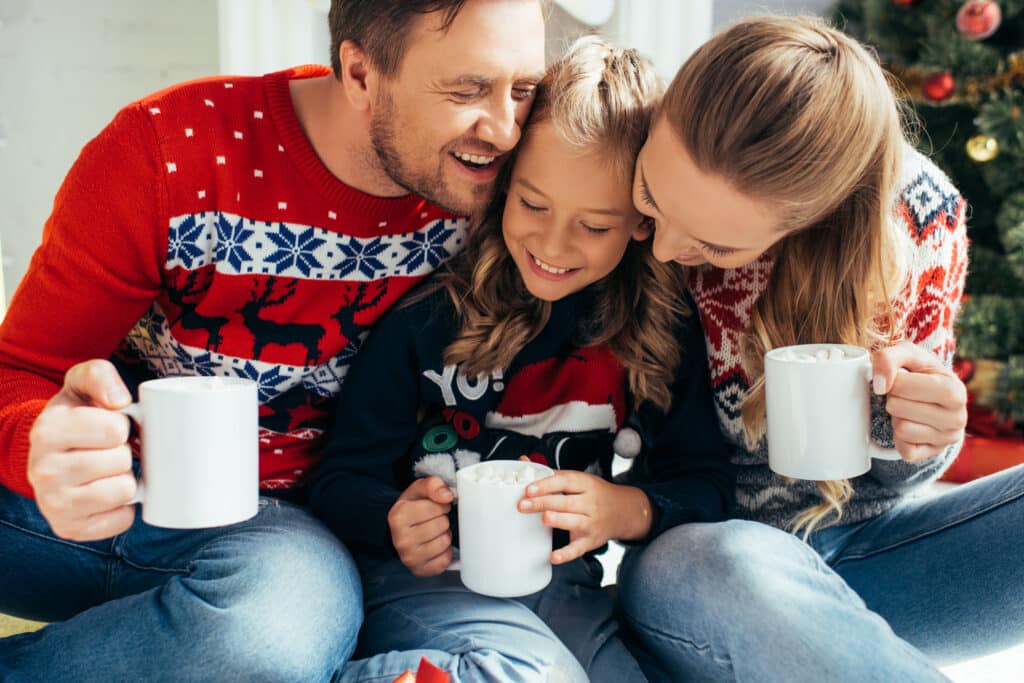 Weihnachtspullover Familie