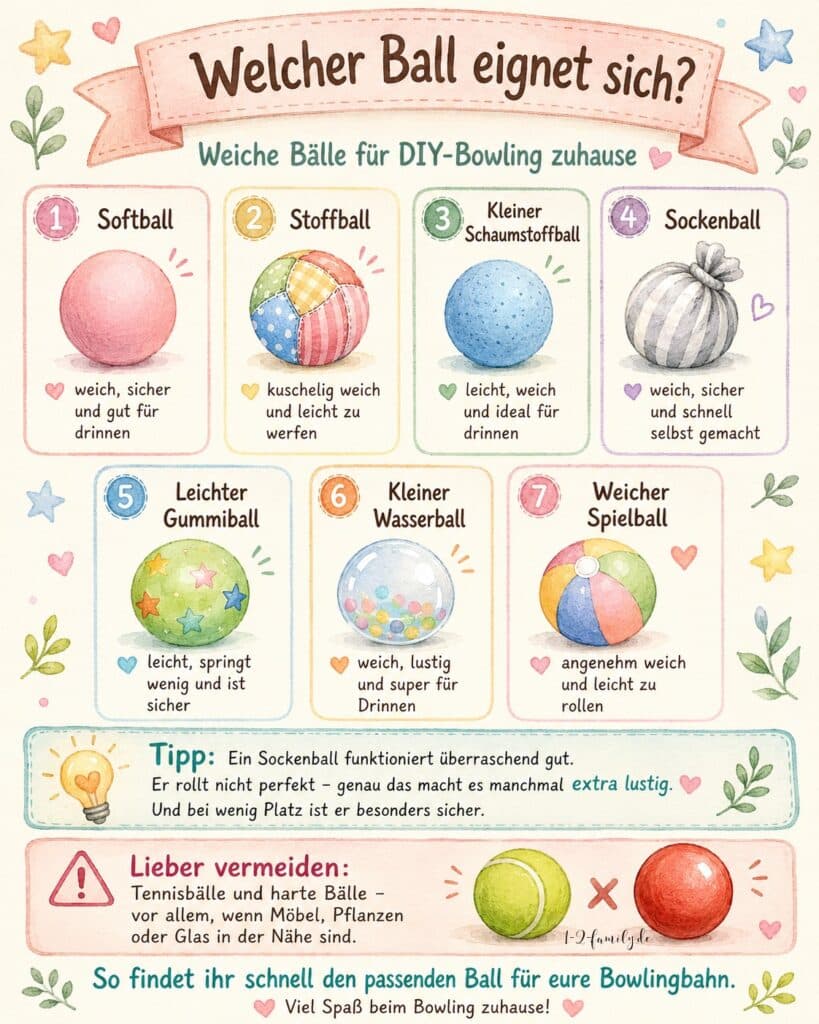 Welcher Ball für DIY Bowling zuhause