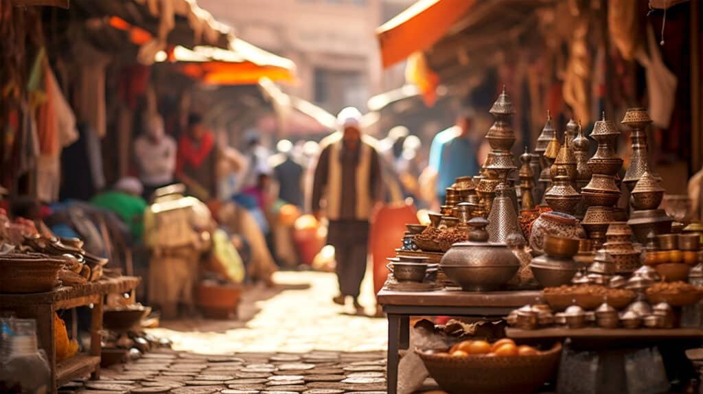 Souks in Marrakesch