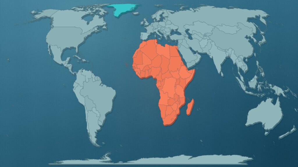 Neue Weltkarte: Warum Afrika plötzlich viel größer aussieht