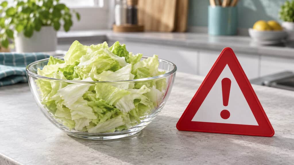 Salmonellen möglich: Diesen EDEKA-Eisbergsalat bitte nicht mehr essen
