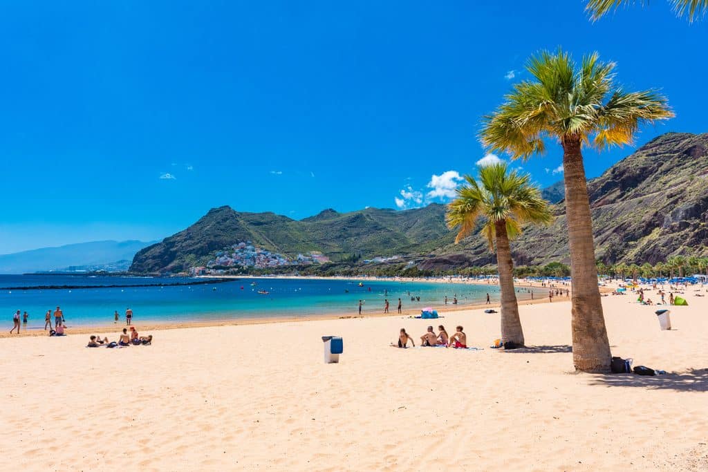 Wunderschöner Strand auf Teneriffa