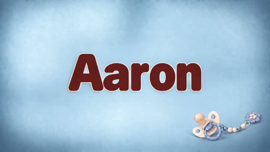 Aaron: Bedeutung, Herkunft und Beliebtheit des Vornamens