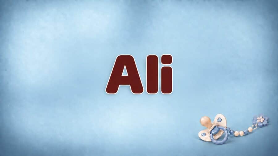 Ali: Bedeutung, Herkunft und Beliebtheit des Vornamens