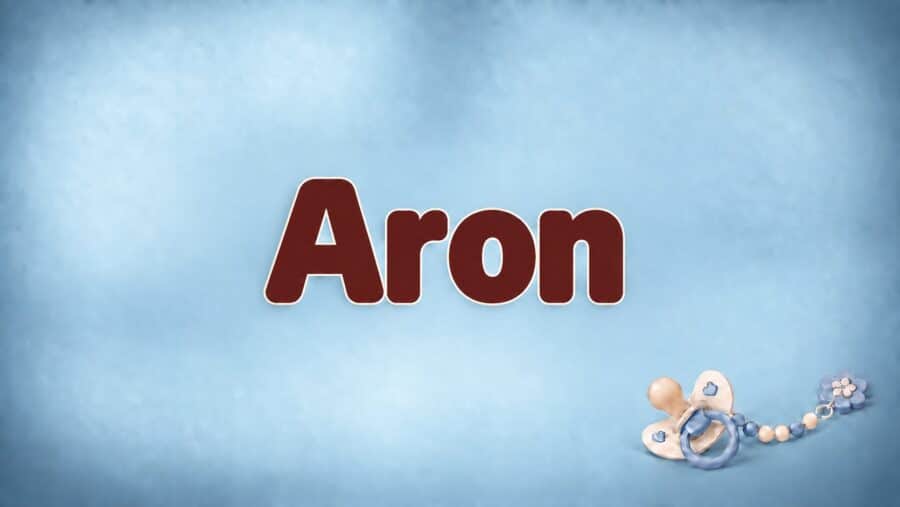 Aron: Bedeutung, Herkunft und Beliebtheit des Vornamens
