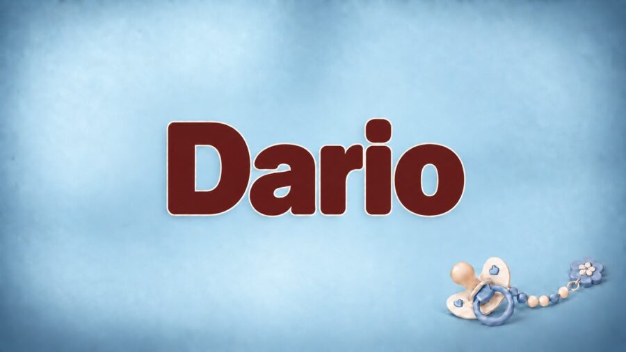 Dario: Bedeutung, Herkunft und die Geschichte des Vornamens