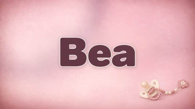 Bea – Beitragsbild zum Vornamen Bea