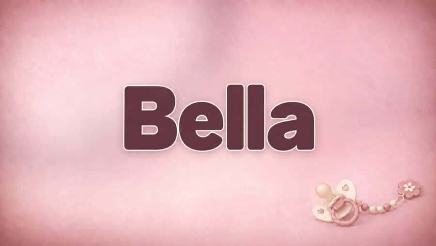 Bella: Bedeutung, Herkunft und Beliebtheit des Vornamens