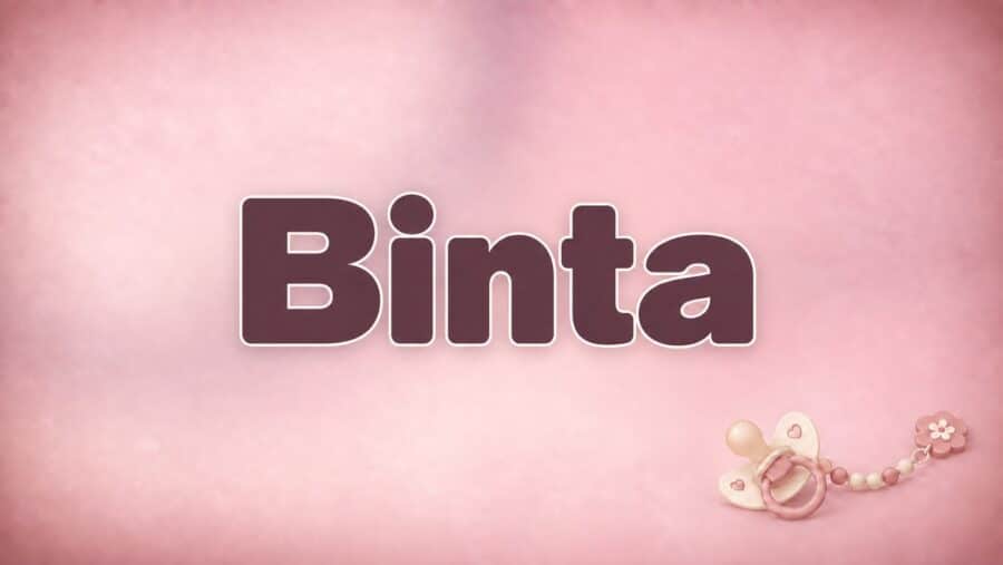 Binta: Bedeutung, Herkunft und Beliebtheit des Vornamens