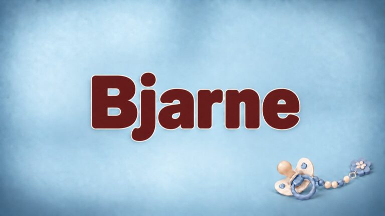 Bjarne – Beitragsbild zum Vornamen Bjarne