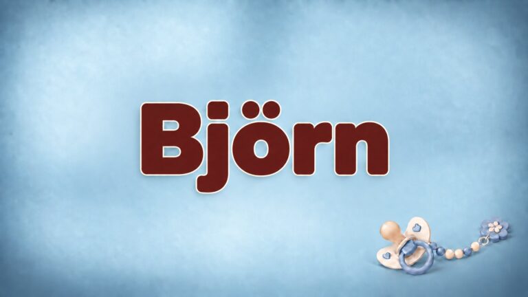 Björn – Beitragsbild zum Vornamen Björn