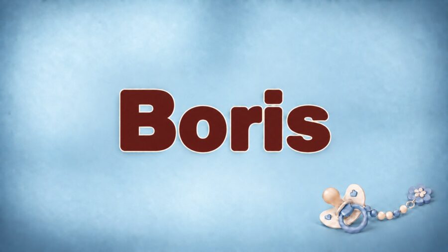 Boris: Bedeutung, Herkunft und Beliebtheit des Vornamens