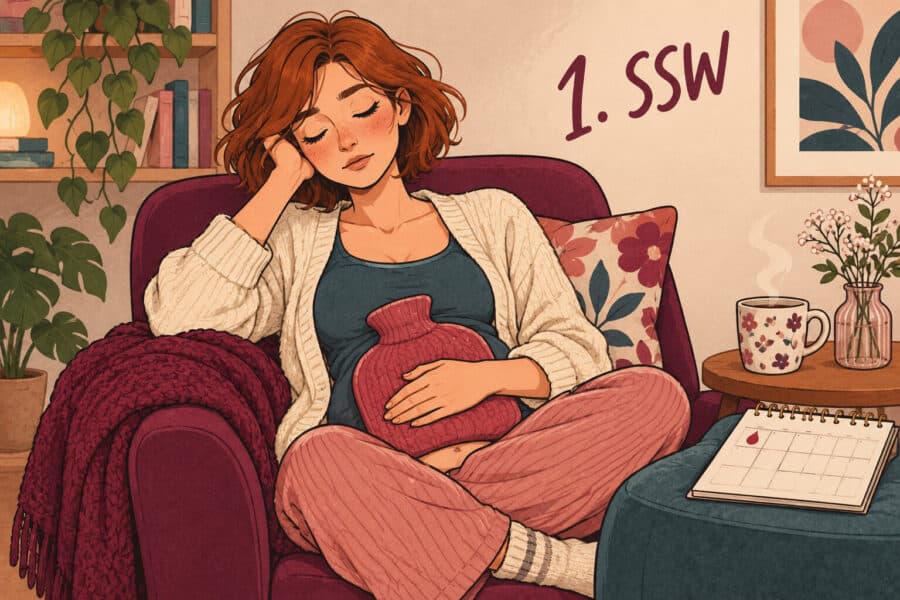 1. SSW: Warum die Schwangerschaft mit der Periode beginnt