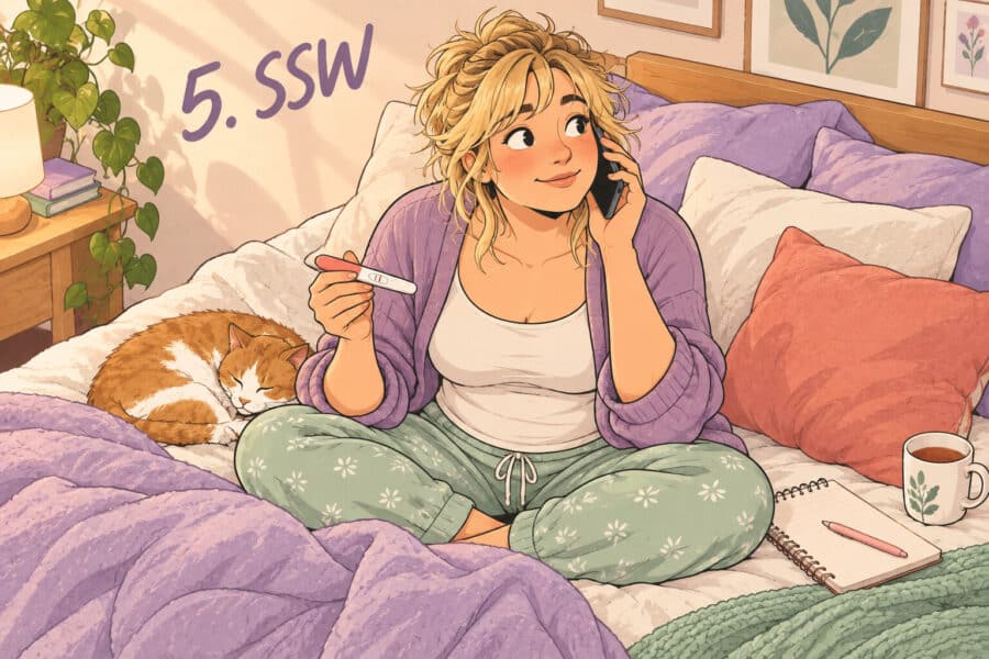 5. SSW: Ultraschall, Anzeichen und Entwicklung