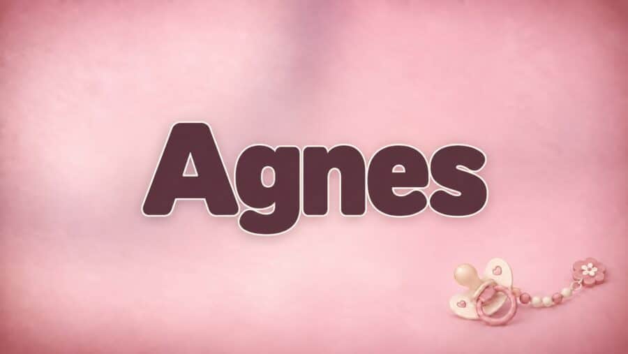Agnes: Bedeutung, Herkunft und die Verbindung zu Ines