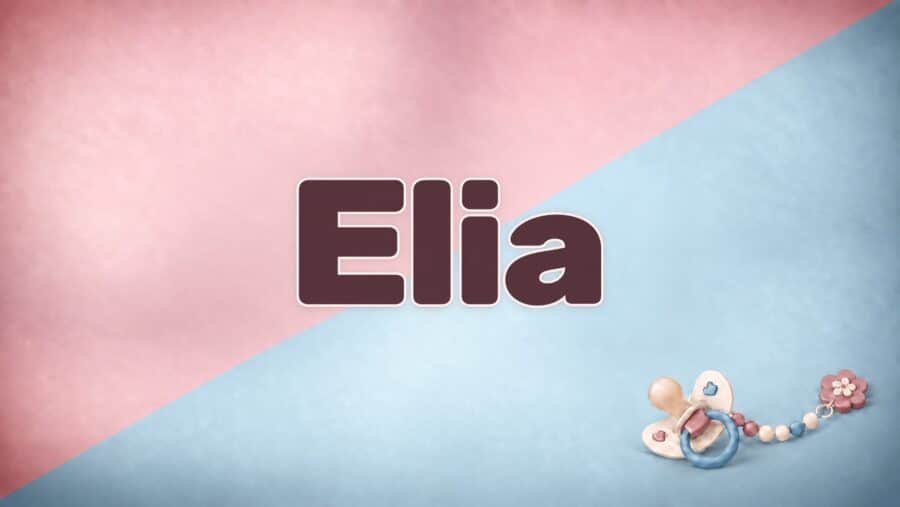 Elia – Bedeutung, Herkunft und Besonderheiten des Vornamens