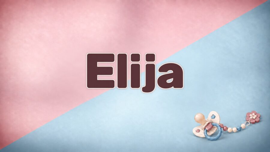 Elija – Bedeutung, Herkunft und Besonderheiten des Vornamens