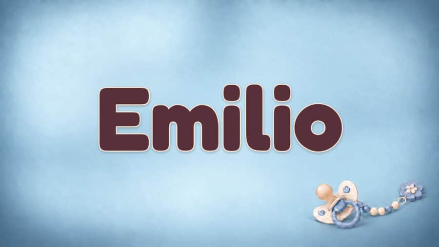 Emilio: Bedeutung, italienische Herkunft und Aussprache