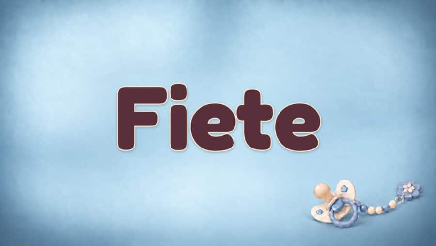 Fiete: Bedeutung, Herkunft und die Geschichte des Vornamens