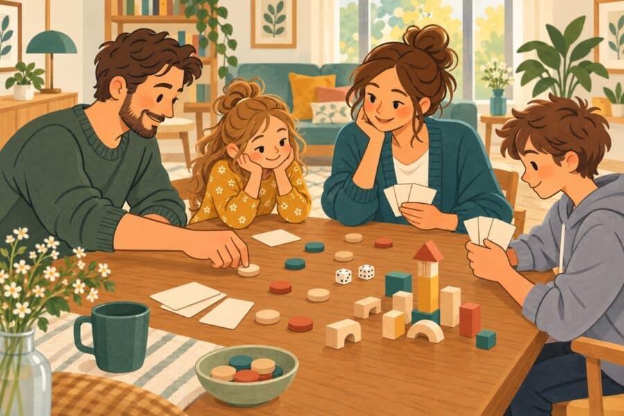 10 Gesellschaftsspiele für eine schöne Zeit mit der Familie
