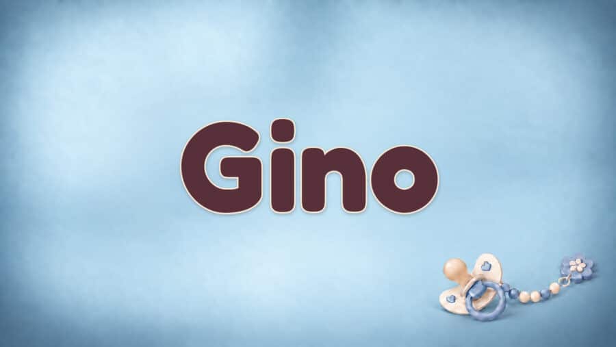 Gino: Bedeutung, italienische Aussprache und mögliche Langformen
