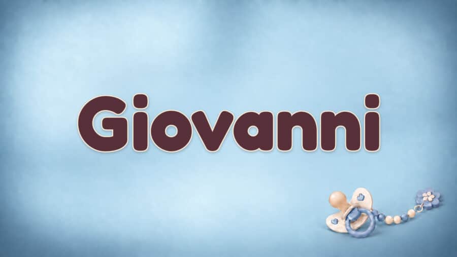Giovanni: Bedeutung, italienische Aussprache und die Geschichte des Namens