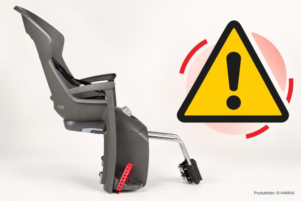 Rückruf bei Decathlon: Erstickungsgefahr bei Hamax-Fahrradkindersitz