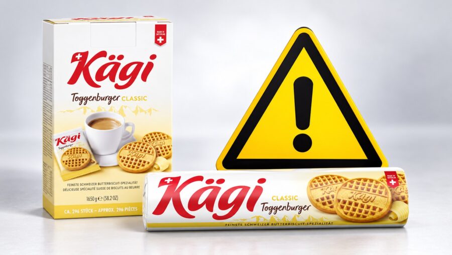 Kägi ruft Butterbiscuits zurück: Metallfremdkörper möglich