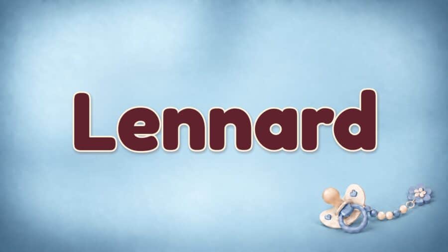 Lennard: Bedeutung, Herkunft und die Verbindung zu Leonhard