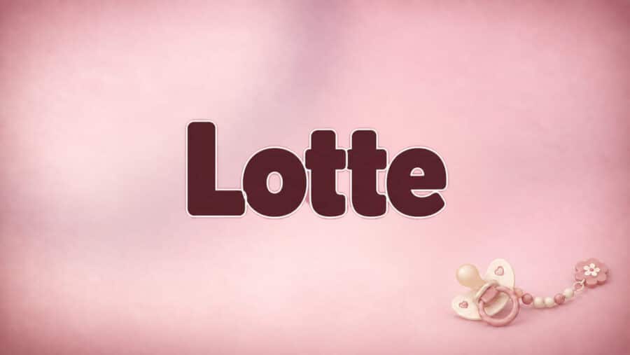 Lotte: Bedeutung, Herkunft und Besonderheiten des Vornamens