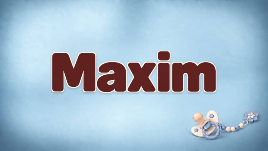 Maxim: Bedeutung, Herkunft und Unterschied zu Max
