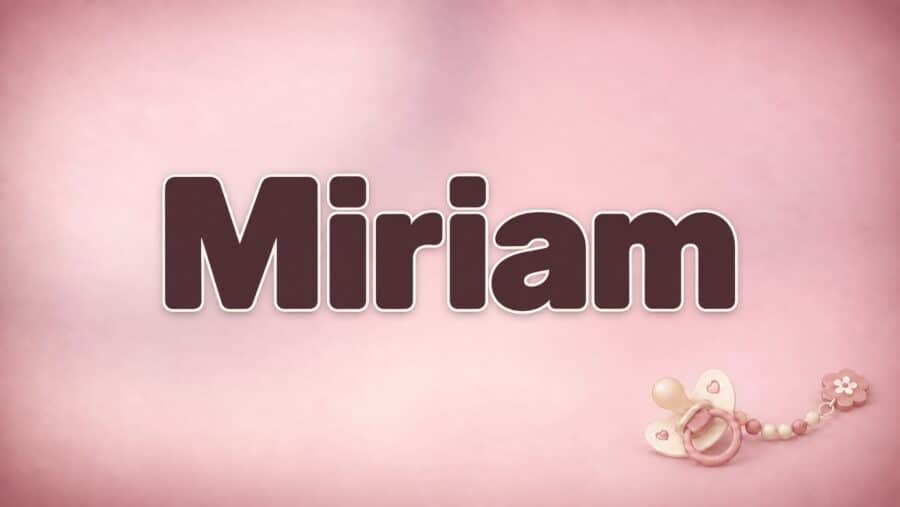 Miriam: Bedeutung, biblische Herkunft und die Verbindung zu Mirjam
