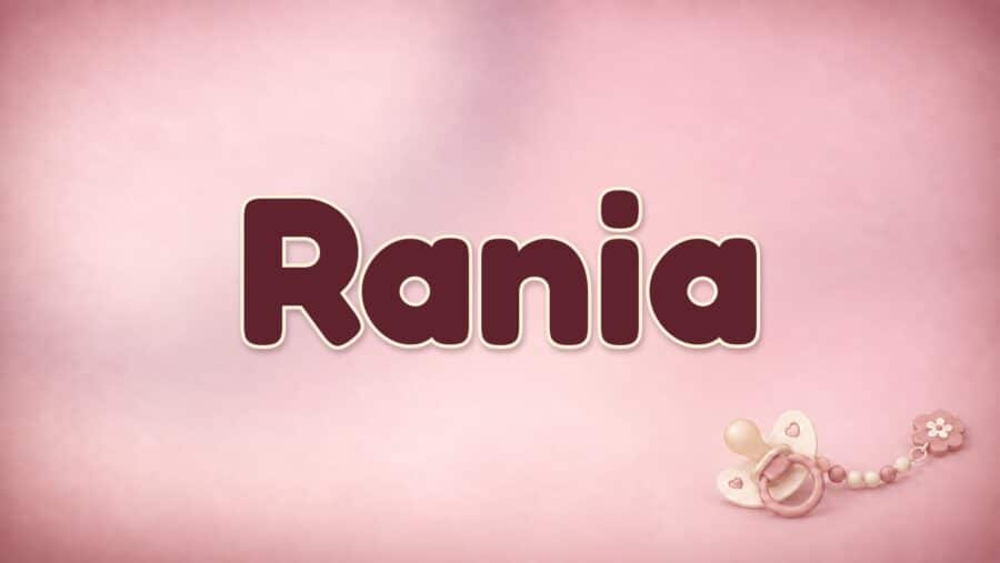 Rania: Arabische Herkunft, mögliche Bedeutung und verwandte Schreibweisen