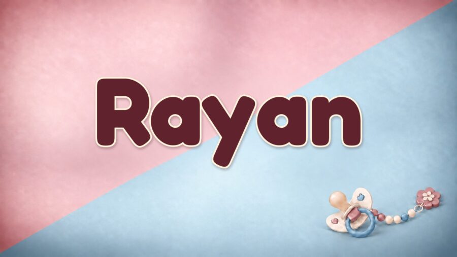 Rayan: Arabische Bedeutung, Aussprache und der Unterschied zu Ryan