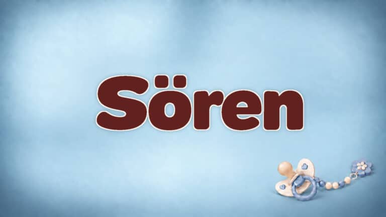 Titelbild zum Vornamen Sören in der 1-2-family-Babynamenserie