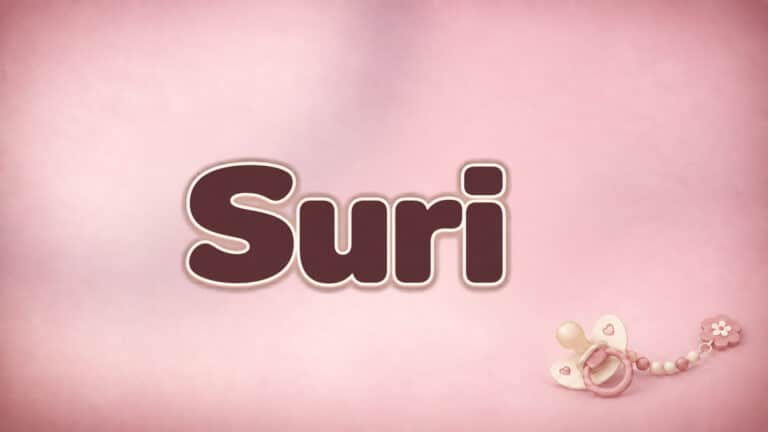 Titelbild zum Vornamen Suri in der 1-2-family-Babynamenserie