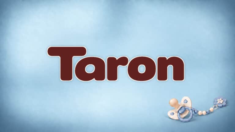 Titelbild zum Vornamen Taron in der 1-2-family-Babynamenserie
