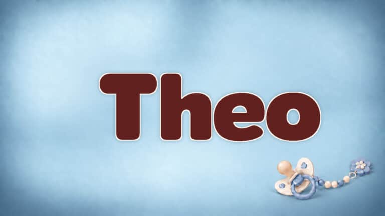 Titelbild zum Vornamen Theo in der 1-2-family-Babynamenserie