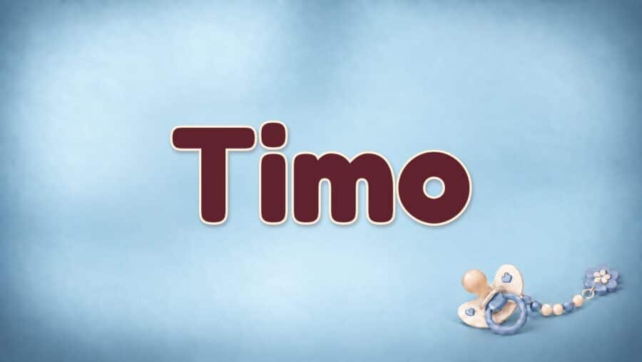 Timo: Bedeutung und Herkunft des Vornamens
