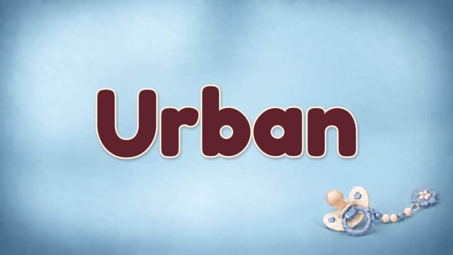 Urban: Bedeutung und Herkunft des Vornamens