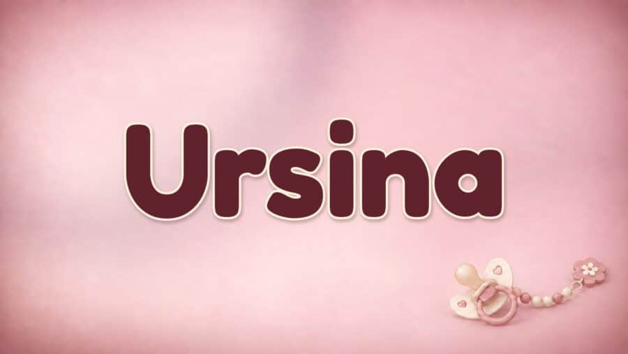 Ursina: Bedeutung und Herkunft des Vornamens