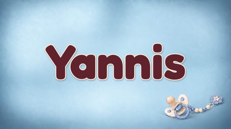 Vorname Yannis auf der Bildvorlage der Babynamenserie