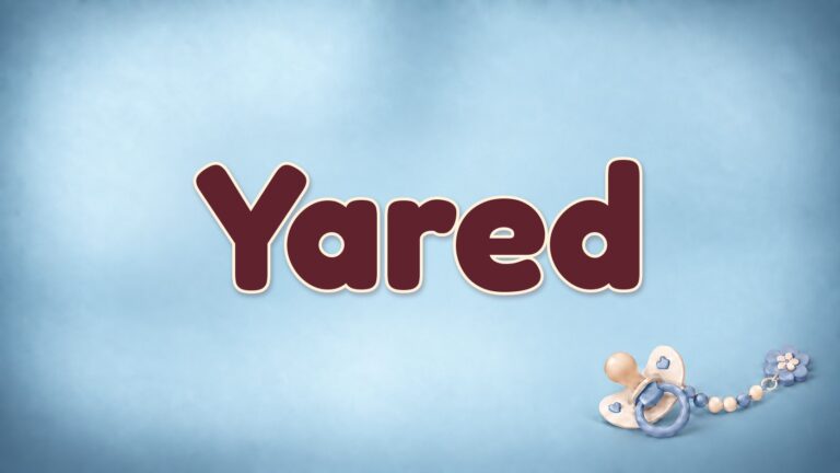 Vorname Yared auf der Bildvorlage der Babynamenserie