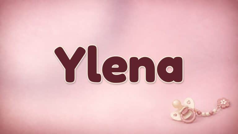 Vorname Ylena auf der Bildvorlage der Babynamenserie