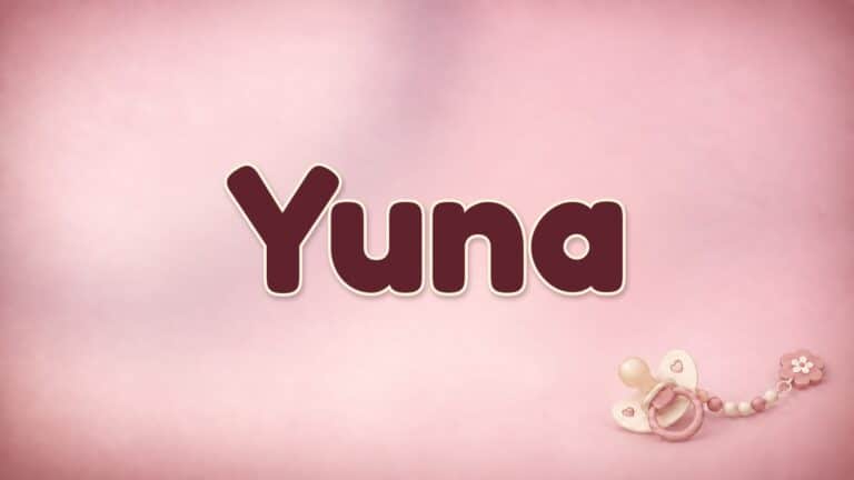 Vorname Yuna auf der Bildvorlage der Babynamenserie
