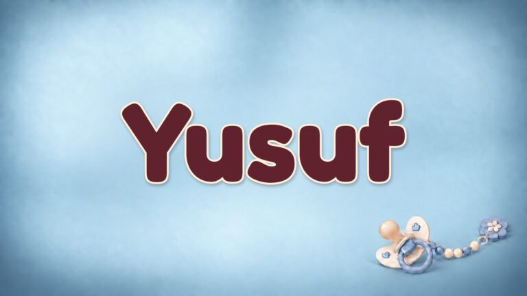 Vorname Yusuf auf der Bildvorlage der Babynamenserie